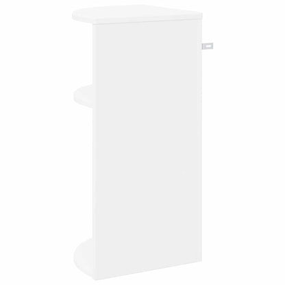 vidaXL End Table White 29.6 x 29.6 x 60 cm Engineered Wood