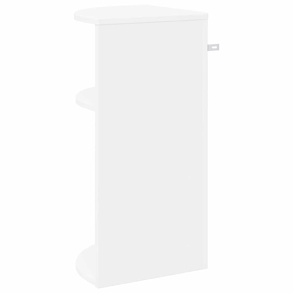 vidaXL End Table 29.5 x 29.5 x 60 cm Engineered Wood White