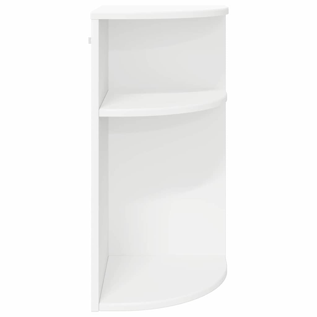 vidaXL End Table White 29.6 x 29.6 x 60 cm Engineered Wood