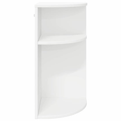 vidaXL End Table White 29.6 x 29.6 x 60 cm Engineered Wood