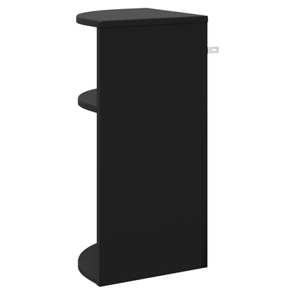 vidaXL End Table 29.5 x 29.5 x 60 cm Engineered Wood Black