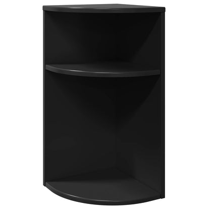 vidaXL End Table 29.5 x 29.5 x 60 cm Engineered Wood Black