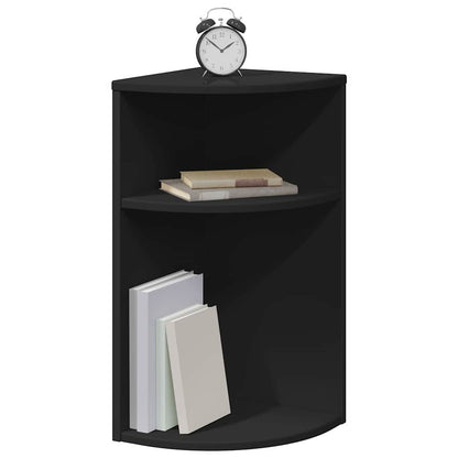 vidaXL End Table Black 29.6 x 29.6 x 60 cm Engineered Wood