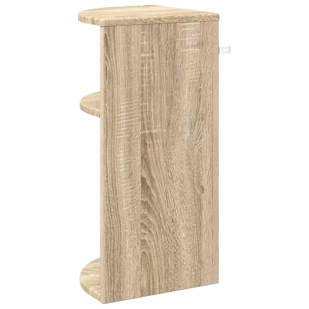 vidaXL End Table 29.5 x 29.5 x 60 cm Engineered Wood Sonoma Oak