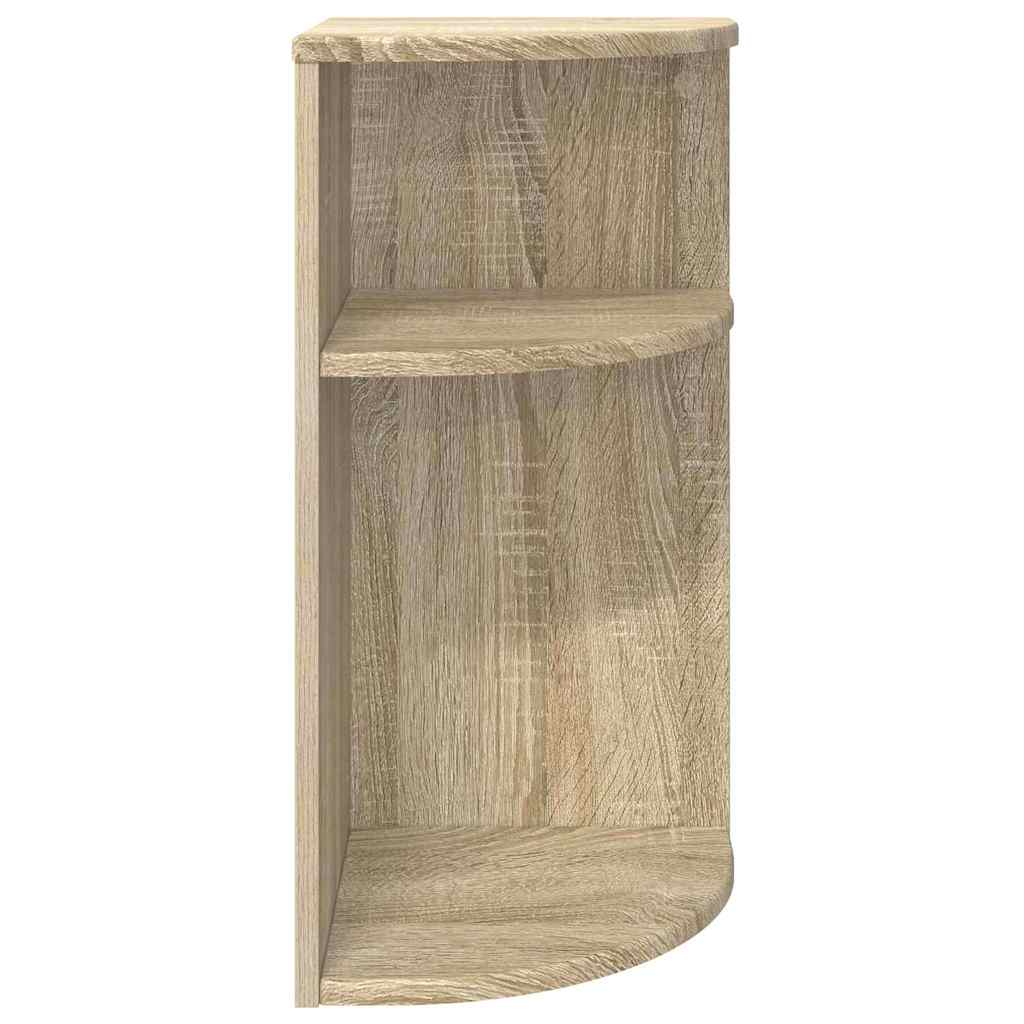 vidaXL End Table Sonoma Oak 29.6 x 29.6 x 60 cm Engineered Wood