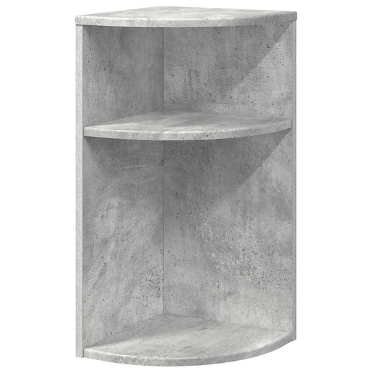 vidaXL End Table Concrete Grey 29.6 x 29.6 x 60 cm Engineered Wood