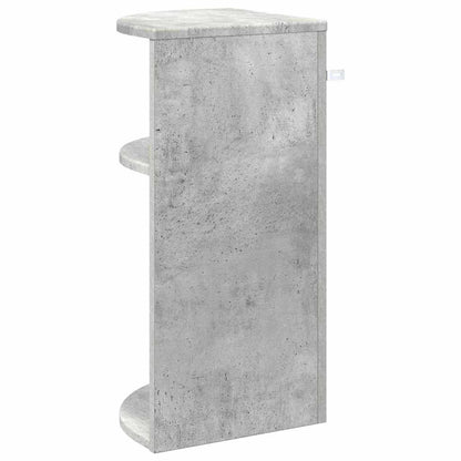 vidaXL End Table Concrete Grey 29.6 x 29.6 x 60 cm Engineered Wood