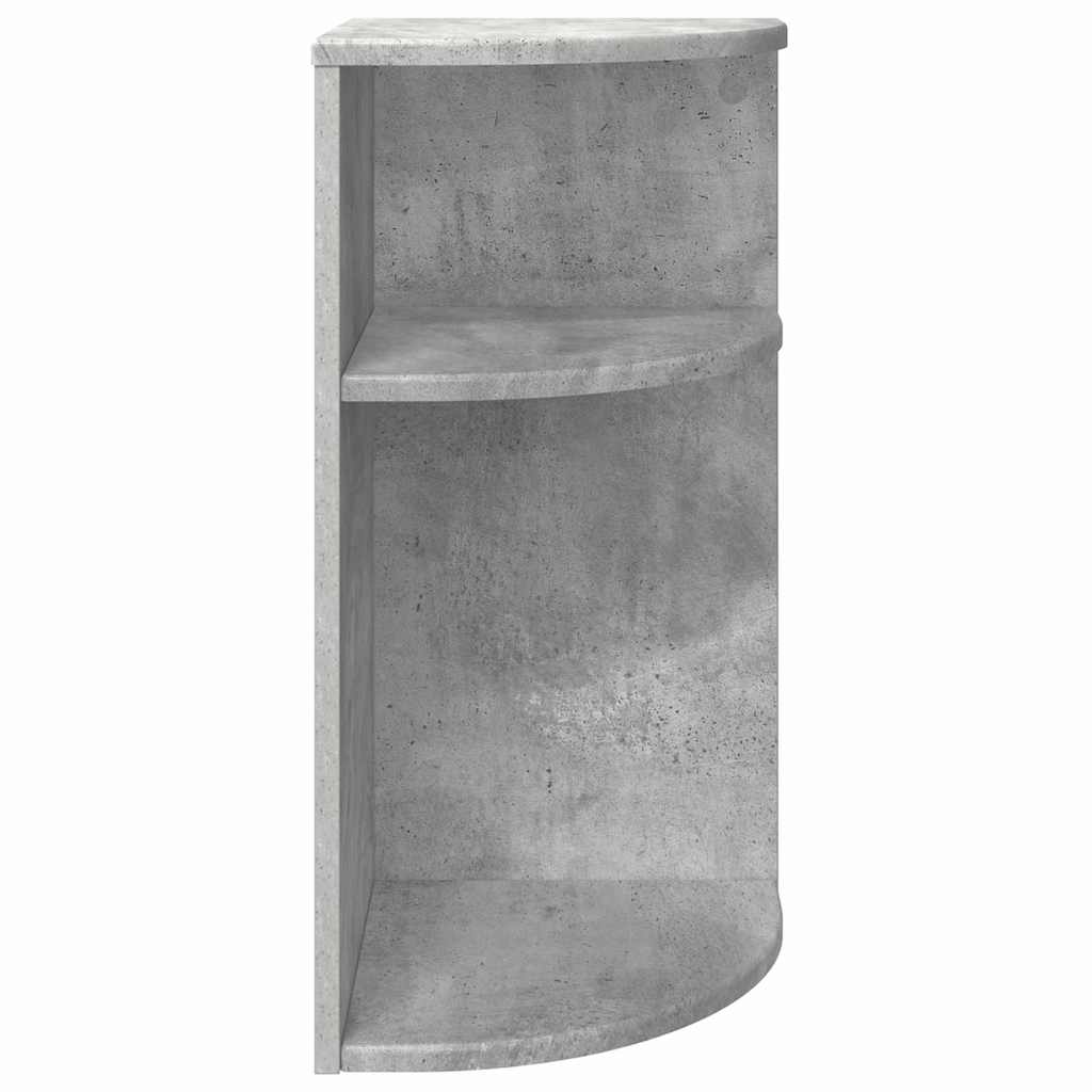 vidaXL End Table 29.5 x 29.5 x 60 cm Engineered Wood Concrete Grey