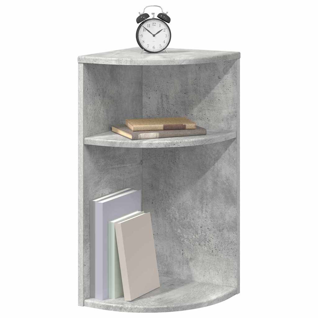 vidaXL End Table 29.5 x 29.5 x 60 cm Engineered Wood Concrete Grey