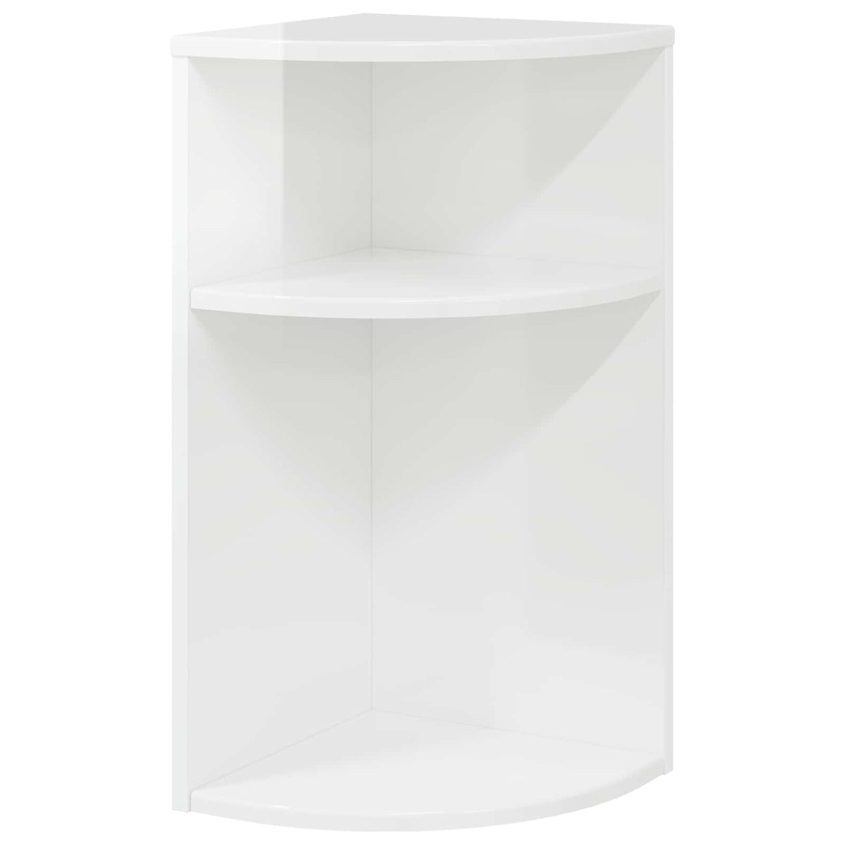 vidaXL End Table 29.5 x 29.5 x 60 cm Engineered Wood High Gloss White