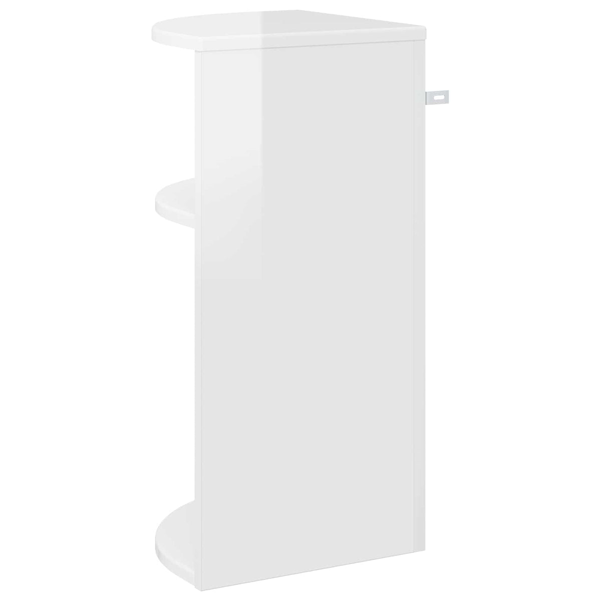 vidaXL End Table 29.5 x 29.5 x 60 cm Engineered Wood High Gloss White