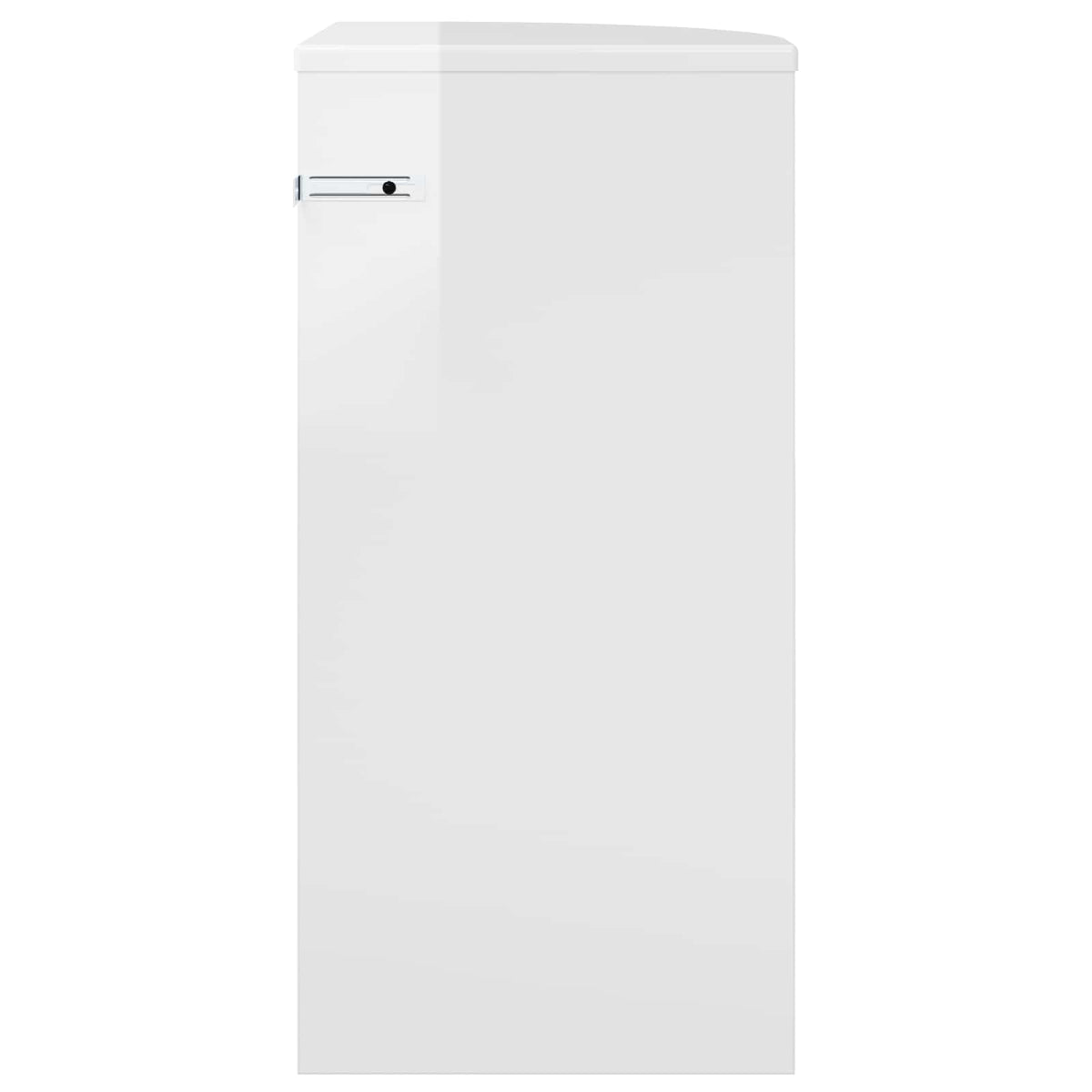 vidaXL End Table 29.5 x 29.5 x 60 cm Engineered Wood High Gloss White
