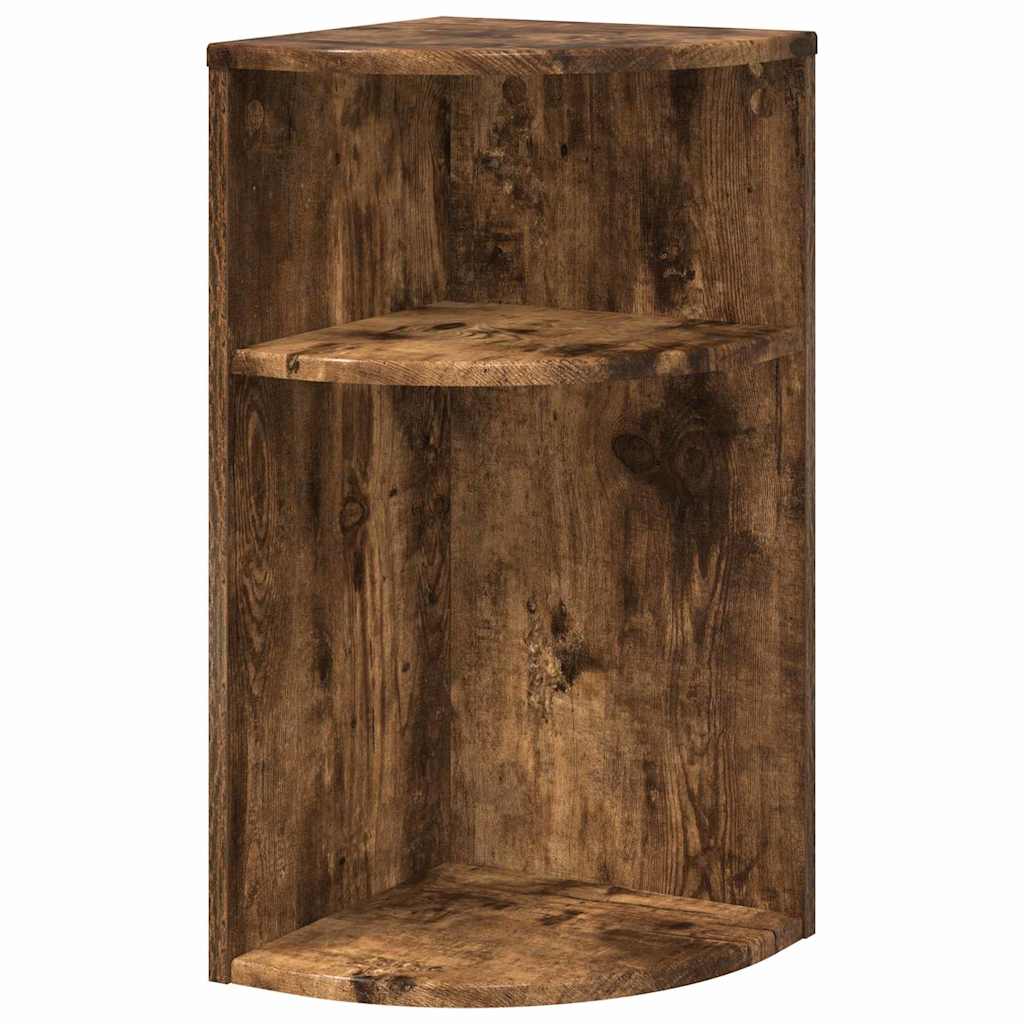 vidaXL End Table 29.5 x 29.5 x 60 cm Engineered Wood Smoked Oak