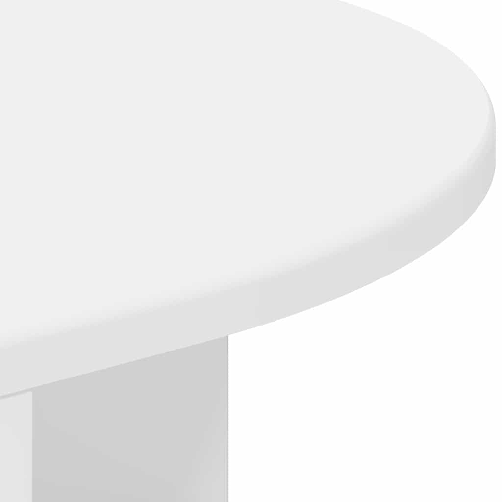 vidaXL End Table White 39.7 x 39.7 x 60 cm Engineered Wood