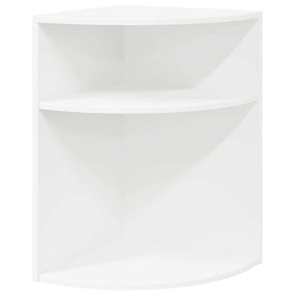 vidaXL End Table White 39.7 x 39.7 x 60 cm Engineered Wood