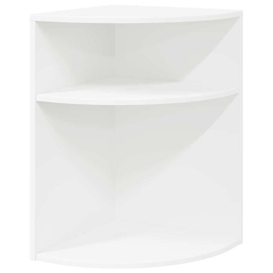 vidaXL End Table White 39.7 x 39.7 x 60 cm Engineered Wood