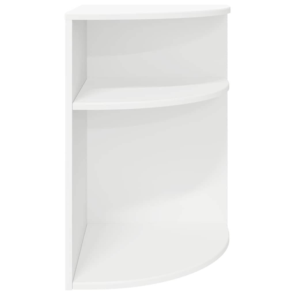 vidaXL End Table White 39.7 x 39.7 x 60 cm Engineered Wood