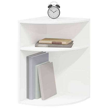 vidaXL End Table White 39.7 x 39.7 x 60 cm Engineered Wood