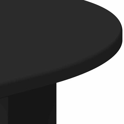 vidaXL End Table Black 39.7 x 39.7 x 60 cm Engineered Wood