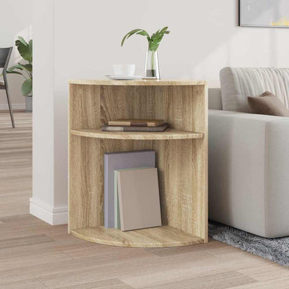 vidaXL End Table Sonoma Oak 39.7 x 39.7 x 60 cm Engineered Wood