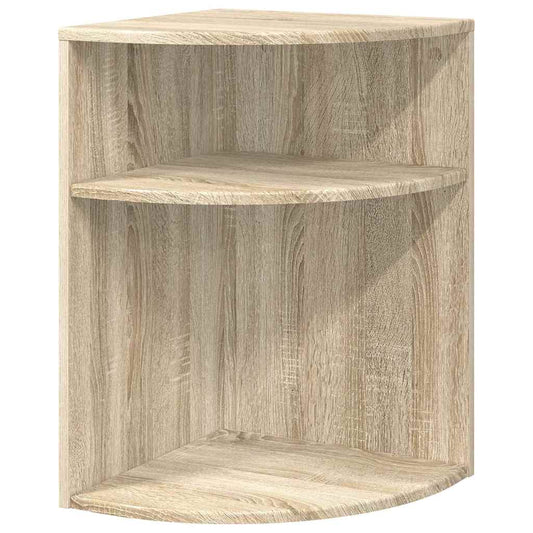 vidaXL End Table Sonoma Oak 39.7 x 39.7 x 60 cm Engineered Wood