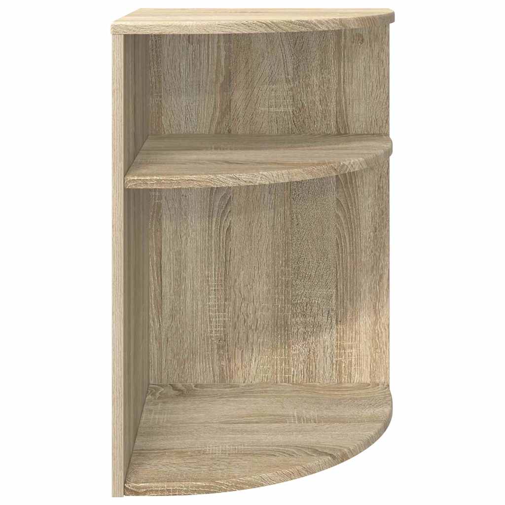 vidaXL End Table Sonoma Oak 39.7 x 39.7 x 60 cm Engineered Wood