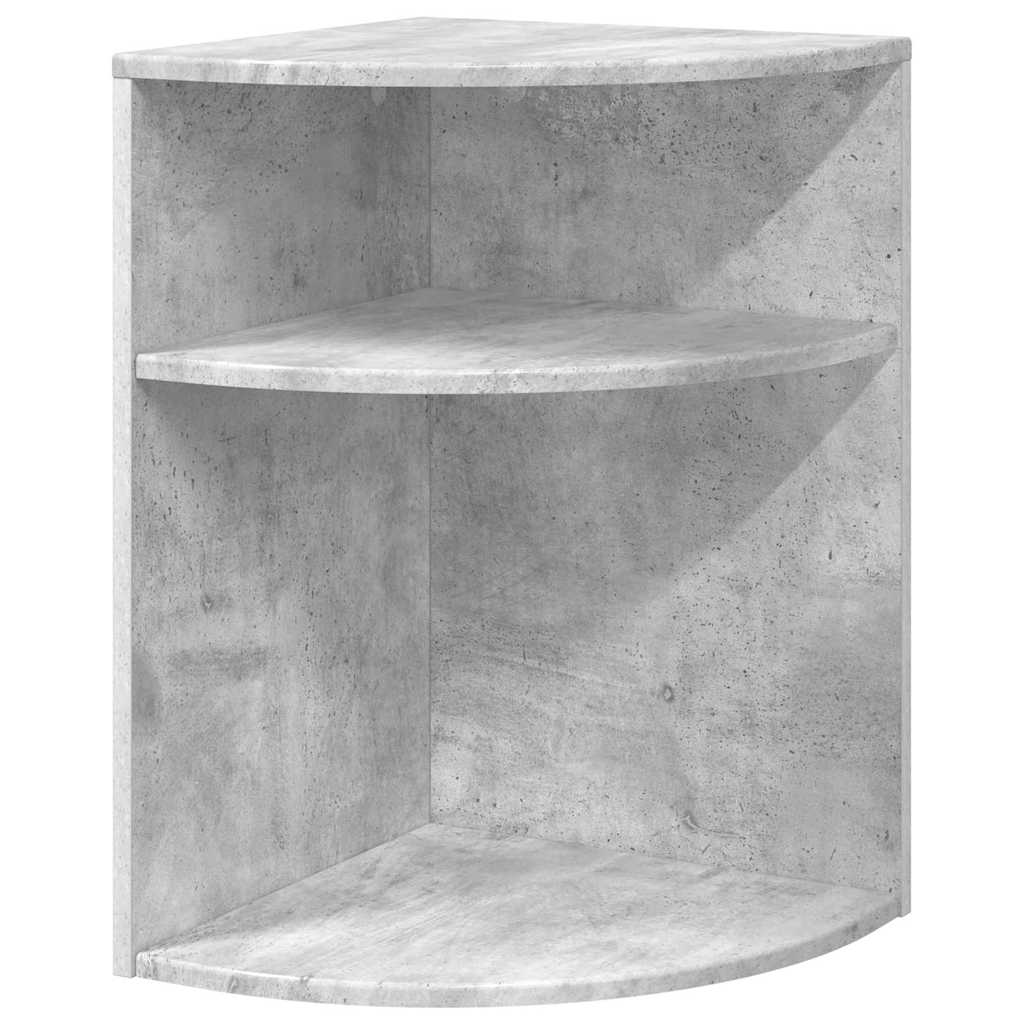 vidaXL End Table 39.5 x 39.5 x 60 cm Engineered Wood Concrete Grey