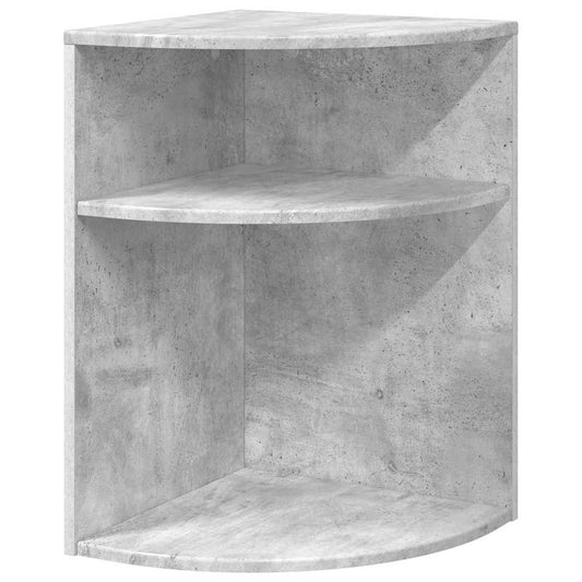 vidaXL End Table 39.5 x 39.5 x 60 cm Engineered Wood Concrete Grey