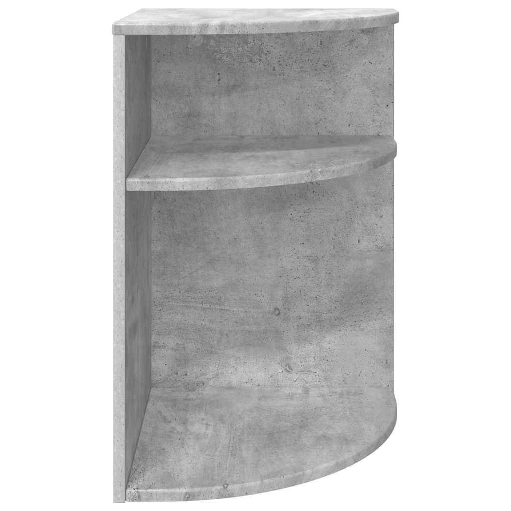 vidaXL End Table Concrete Grey 39.7 x 39.7 x 60 cm Engineered Wood