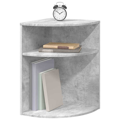 vidaXL End Table 39.5 x 39.5 x 60 cm Engineered Wood Concrete Grey
