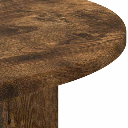 vidaXL End Table Smoked Oak 39.7 x 39.7 x 60 cm Engineered Wood