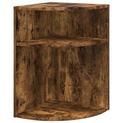 vidaXL End Table 39.5 x 39.5 x 60 cm Engineered Wood Smoked Oak