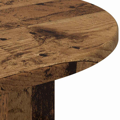 vidaXL End Table Old Wood 39.7 x 39.7 x 60 cm Engineered Wood