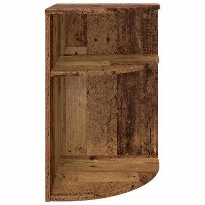 vidaXL End Table Old Wood 39.7 x 39.7 x 60 cm Engineered Wood