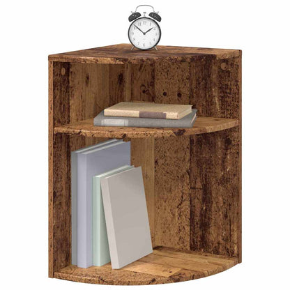 vidaXL End Table Old Wood 39.7 x 39.7 x 60 cm Engineered Wood