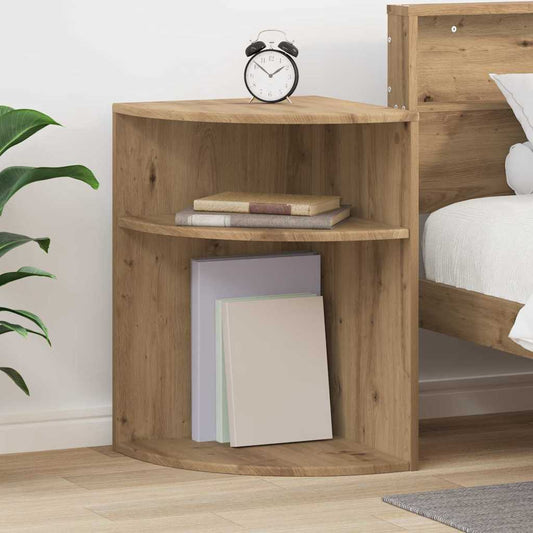 vidaXL End Table 39.5 x 39.5 x 60 cm Engineered Wood Artisan Oak