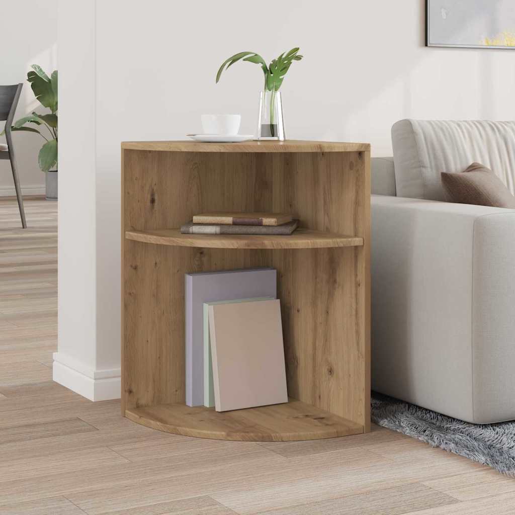 vidaXL End Table 39.5 x 39.5 x 60 cm Engineered Wood Artisan Oak