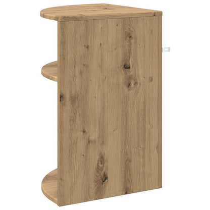vidaXL End Table Artisan Oak 39.7 x 39.7 x 60 cm Engineered Wood