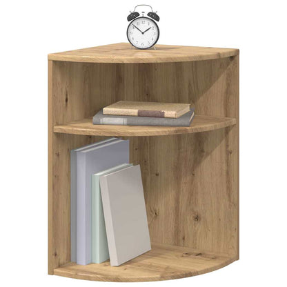 vidaXL End Table Artisan Oak 39.7 x 39.7 x 60 cm Engineered Wood