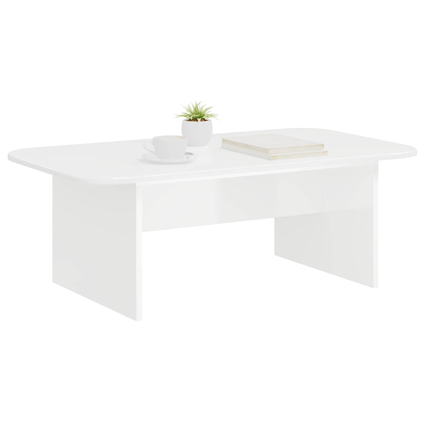 vidaXL Coffee Table White 93 x 53 x 33 cm Engineered Wood