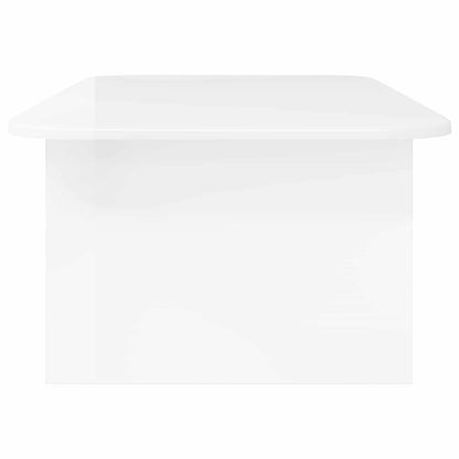 vidaXL Coffee Table High Gloss White 93 x 53 x 33 cm Engineered Wood