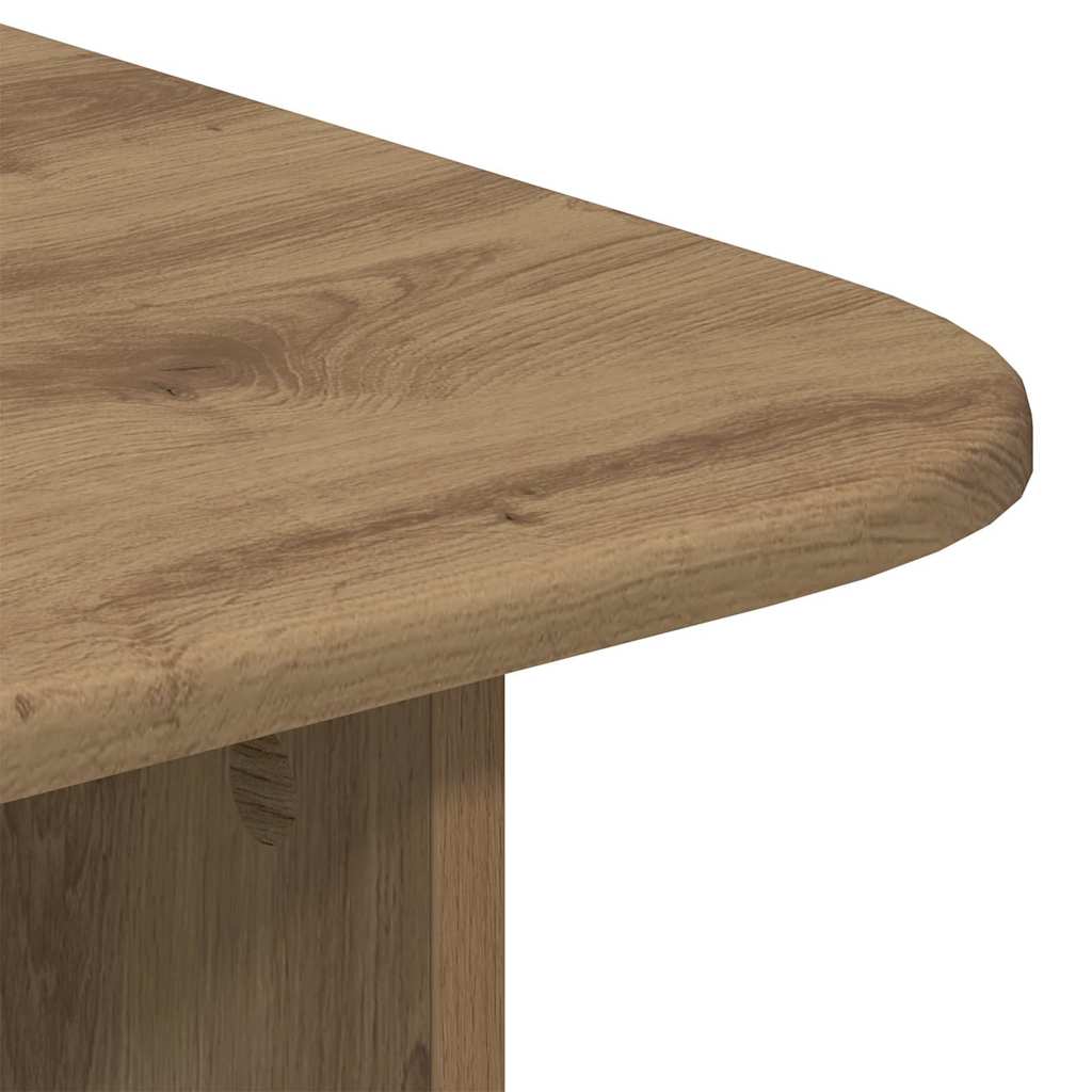 vidaXL Coffee Table Artisan Oak 93 x 53 x 33 cm Engineered Wood