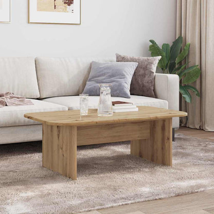 vidaXL Coffee Table Artisan Oak 93 x 53 x 33 cm Engineered Wood