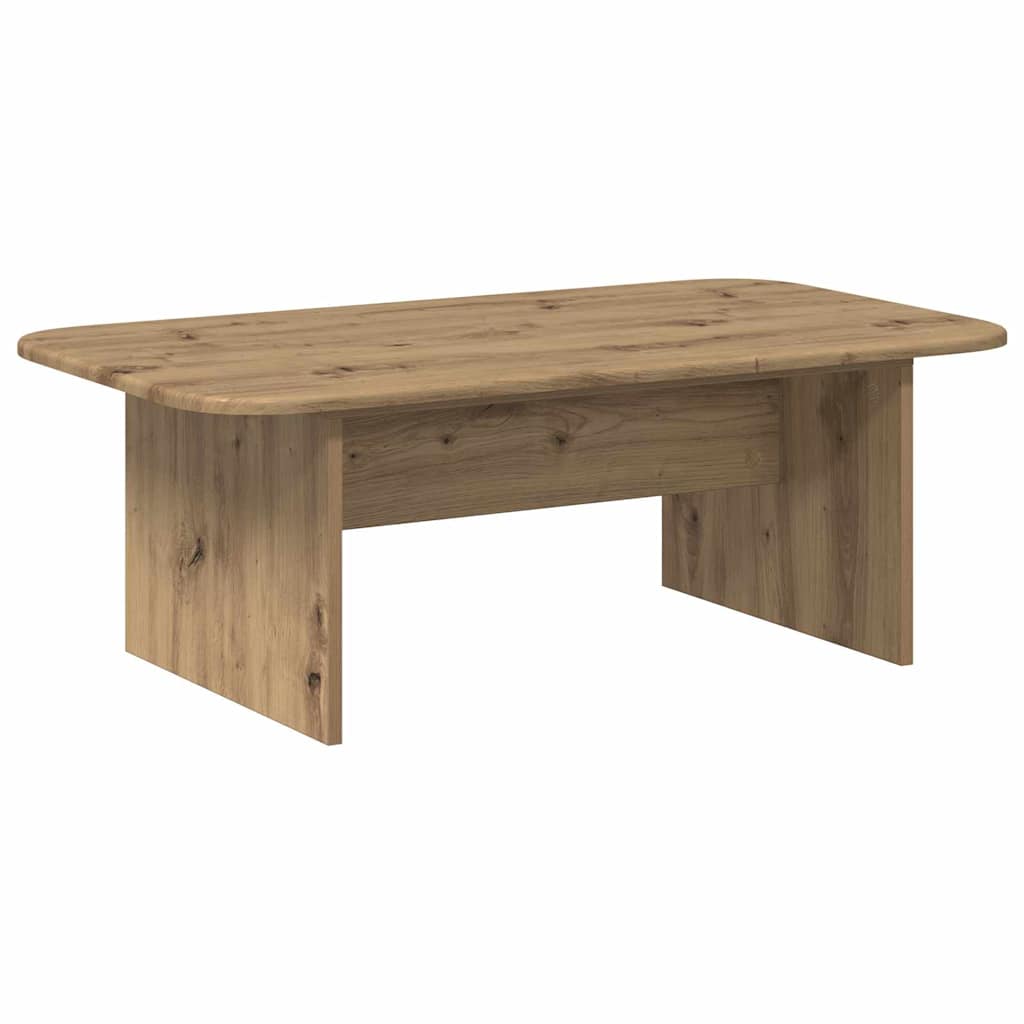 vidaXL Coffee Table Artisan Oak 93 x 53 x 33 cm Engineered Wood