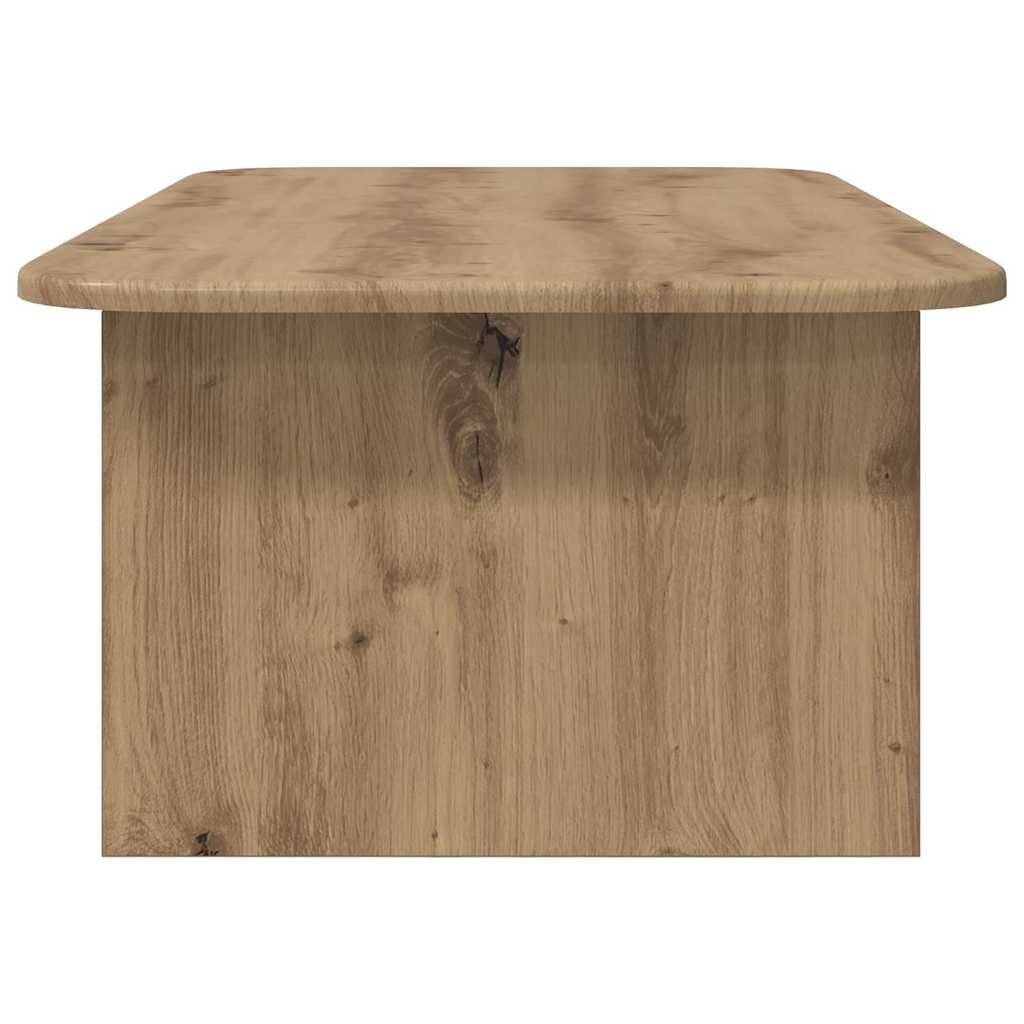vidaXL Coffee Table Artisan Oak 93 x 53 x 33 cm Engineered Wood