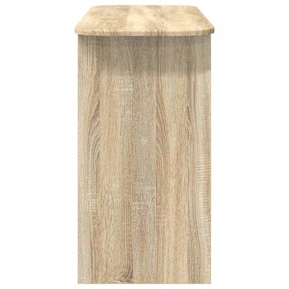 vidaXL Console Table Sonoma Oak 93 x 40 x 75 cm Engineered Wood