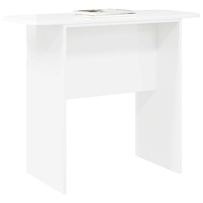 vidaXL Console Table High Gloss White 93 x 40 x 75 cm Engineered Wood
