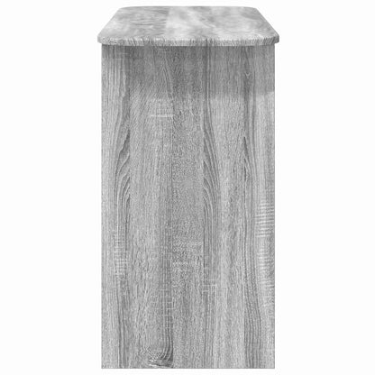 vidaXL Console Table Grey Sonoma 93 x 40 x 75 cm Engineered Wood