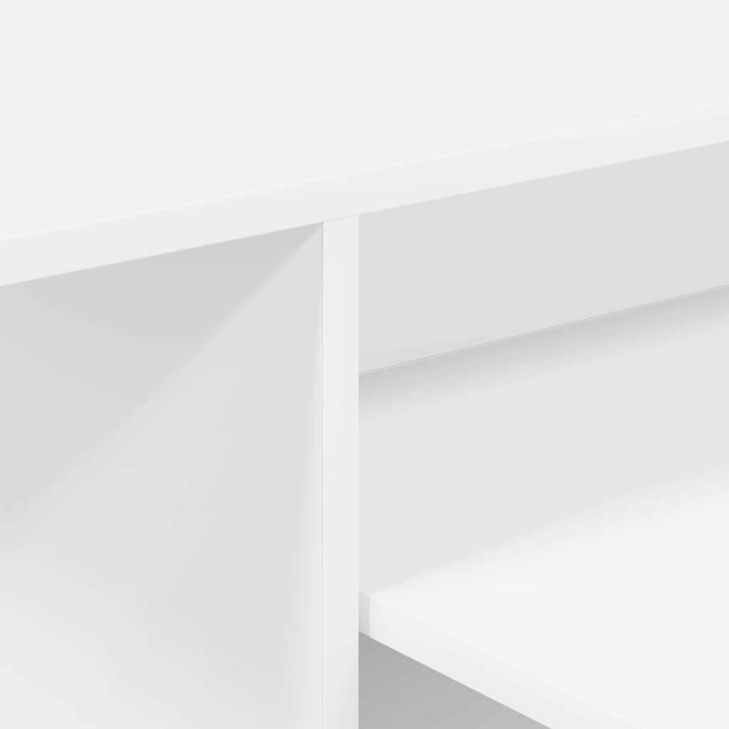 vidaXL Console Table White 91.5 x 35 x 38.5 cm Engineered Wood