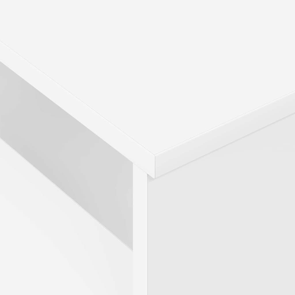 vidaXL Console Table White 91.5 x 35 x 38.5 cm Engineered Wood